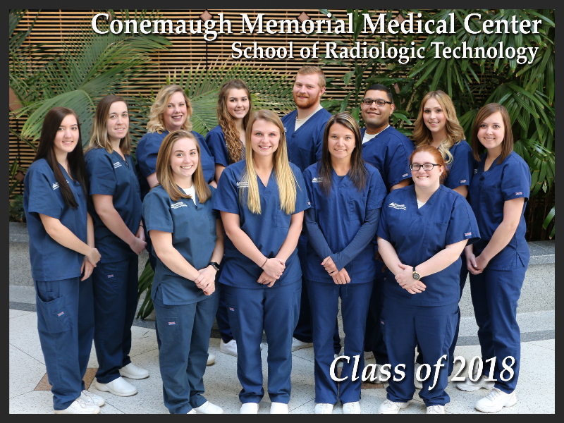 Conemaugh Memorial Medical Center School of Radiologic Technology Class of 2018
