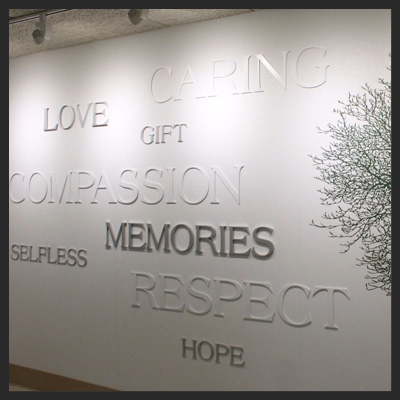Donor Recognition Wall