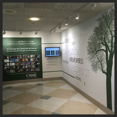 Donor Recognition Wall