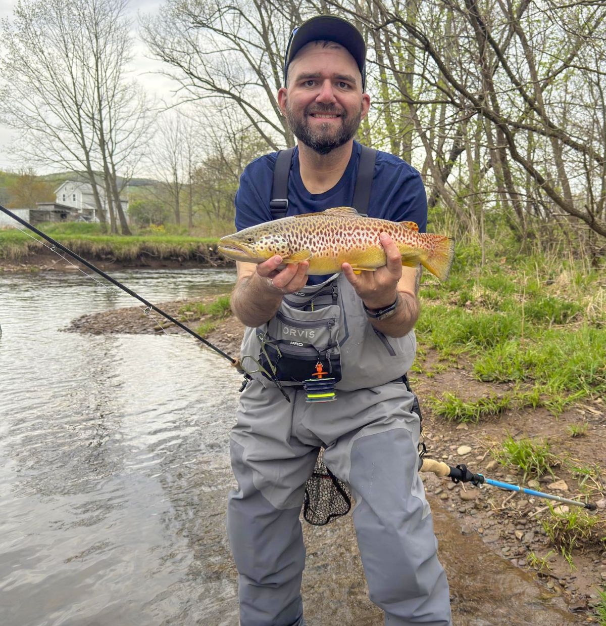 Andrew Lamont trout fishing post-op Andrew Lamont trout fishing post-op