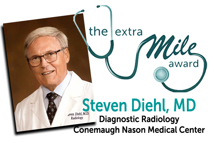 The Extra Mile Award: Steven Diehl, MD Diagnostic Radiology