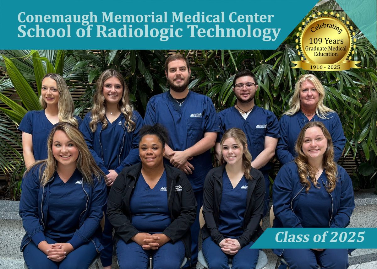 Conemaugh Memorial Medical Center School of Radiologic Technology Class of 2025