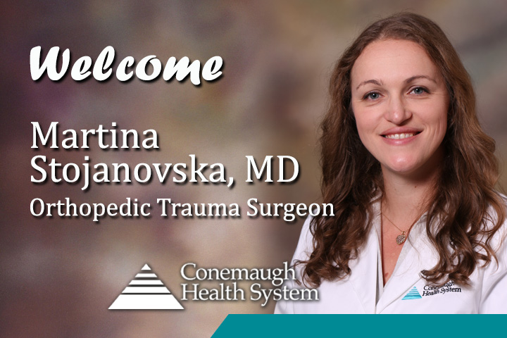 Conemaugh Physician Group Welcomes Orthopedic Trauma Surgeon Martina Stojanovska, MD