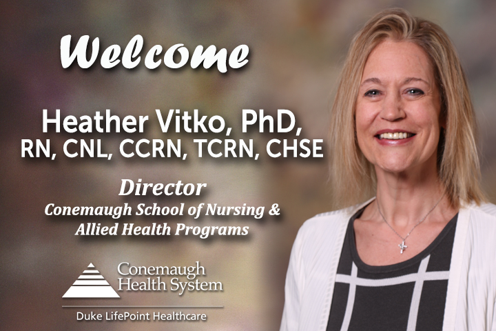 Conemaugh School of Nursing welcomes Heather Vitko as Director