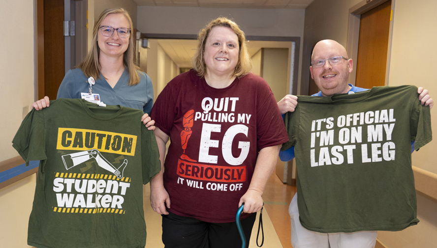 ‘Taking life one step at a time’ 
at Crichton Rehabilitation Center