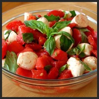 Fresh Tomato and Mozzarella Salad