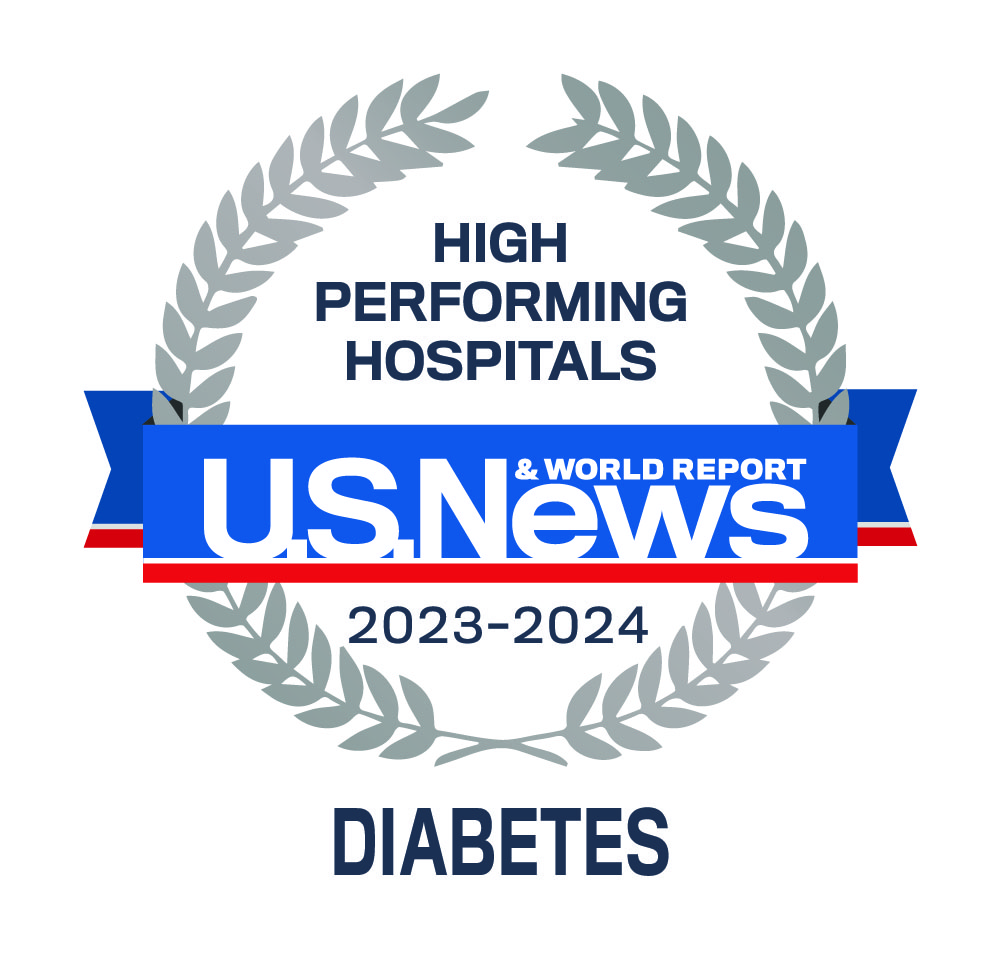 USNWR 2023-2024 High Performing Hospitals: Diabetes