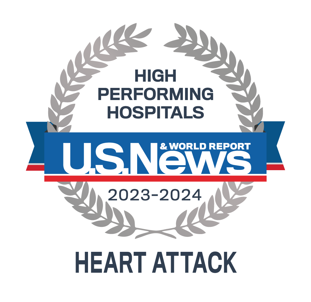 USNWR 2023-2024 High Performing Hospitals for Heart Attack